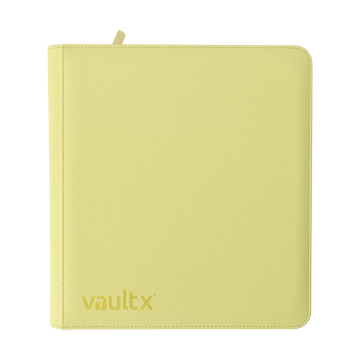 12-Pocket Exo-Tec® Zip Binder Pastel Yellow