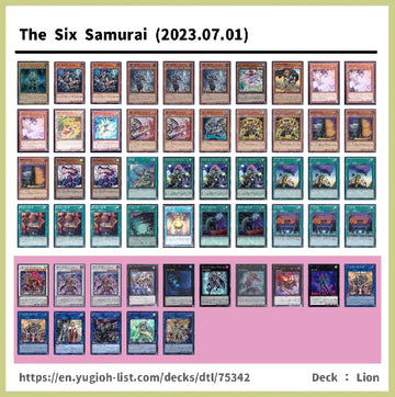 The Six Samurai (2023.07.01) Deck 2023 / Six Samurai