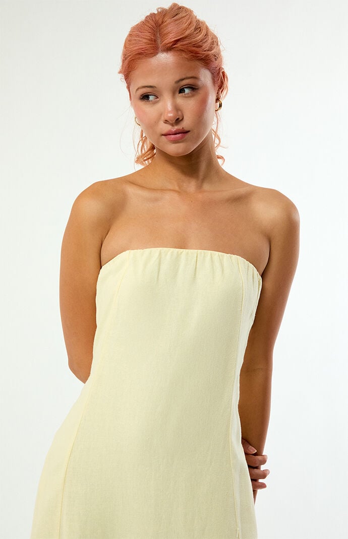 WEWOREWHAT A-Line Strapless Maxi Dress