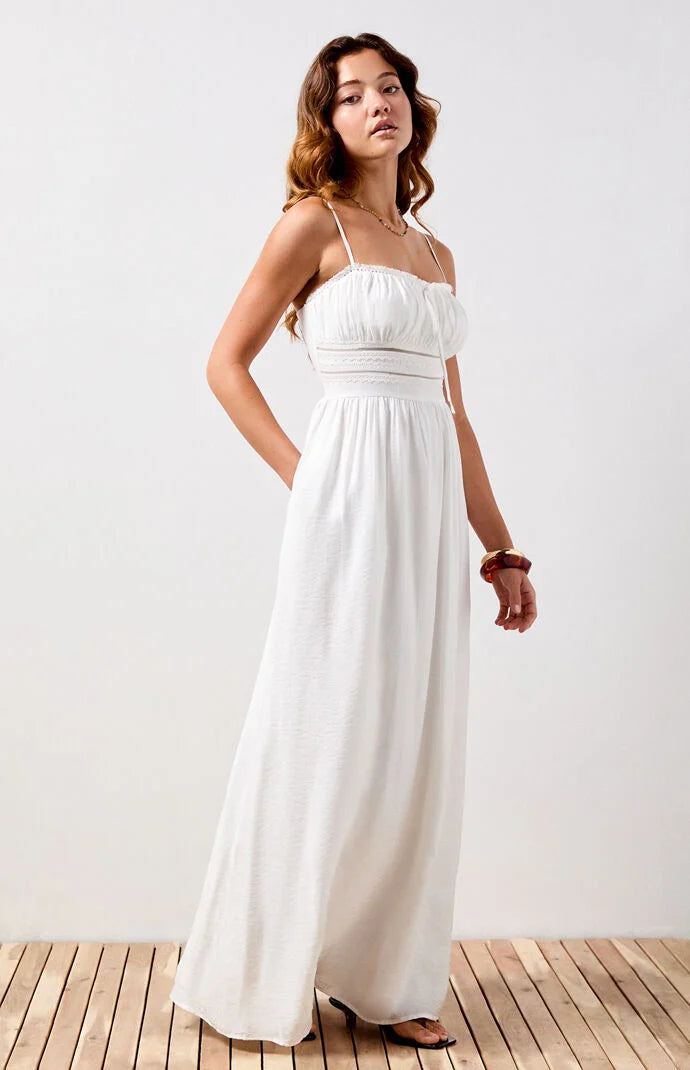 Your Favorite Lily Removable Strap Smocked Mini Dress