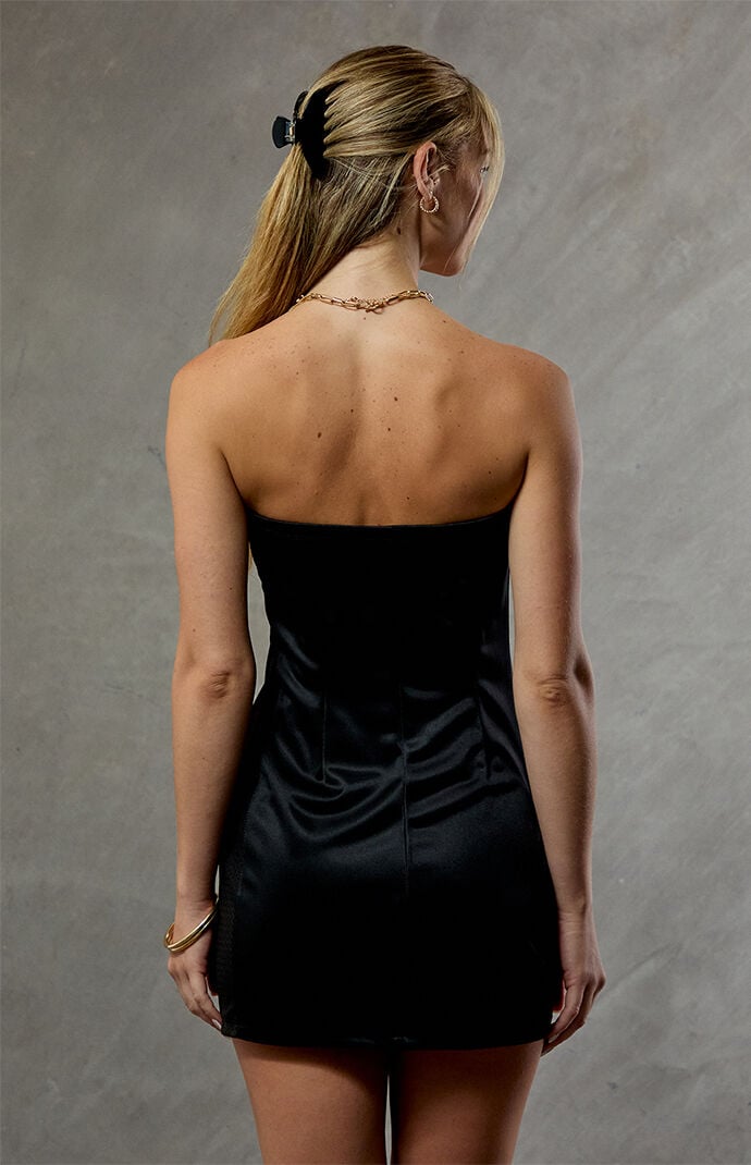 WILD COLLECTIVE Ohio State Strapless Mini Dress