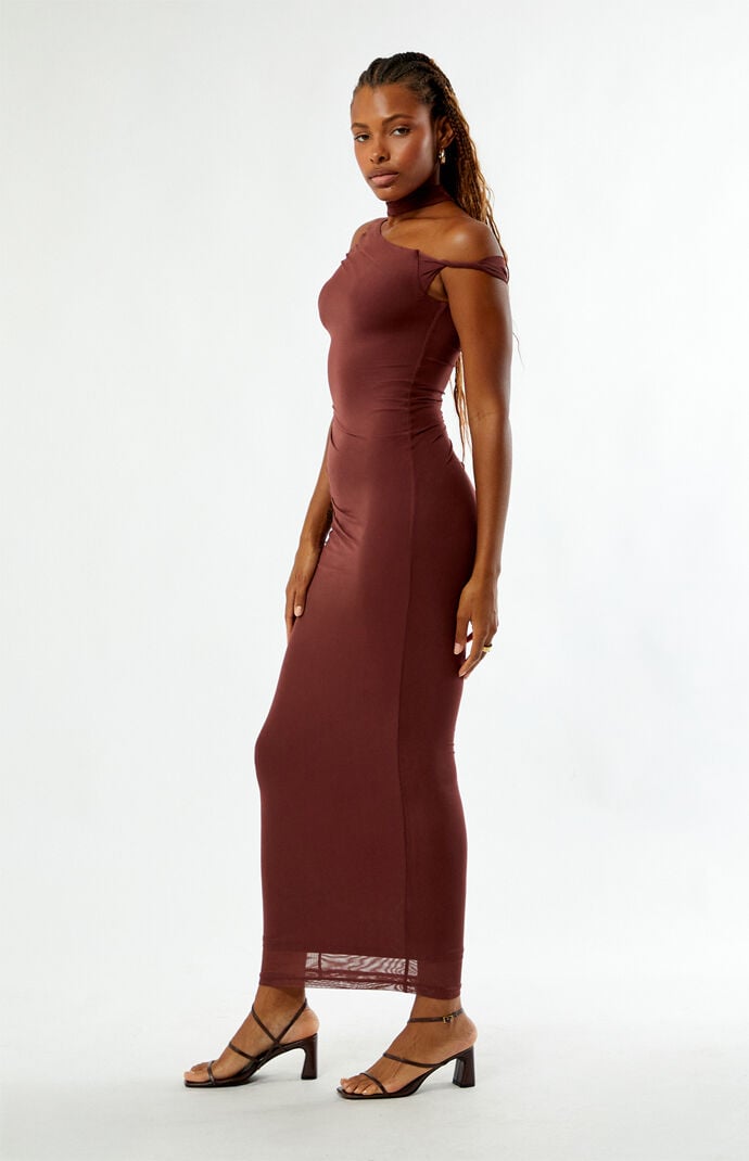 The Frolic Olive Maxi Dress