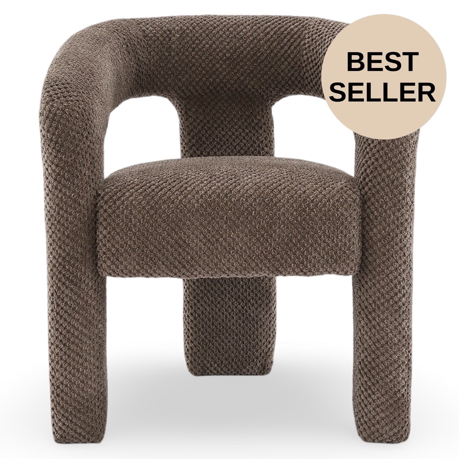 Eetkamerstoel Armeno Boucle Taupe