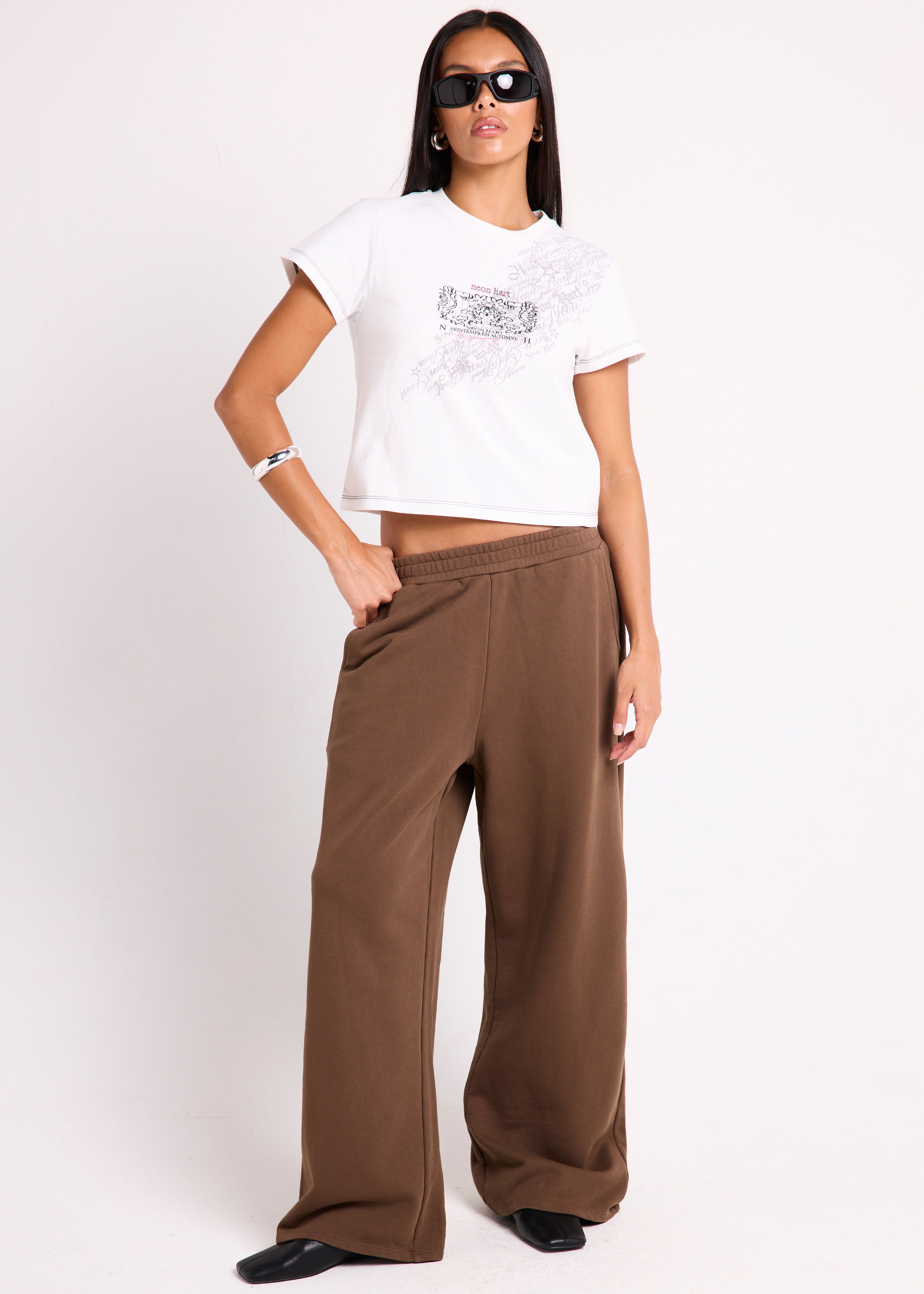 Cannes Wide Leg Fleece Pants