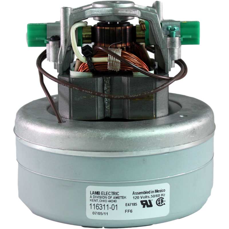 16311-01  Motor, 5.7" 120 Volt B/B 2 Stage Thru-Flow