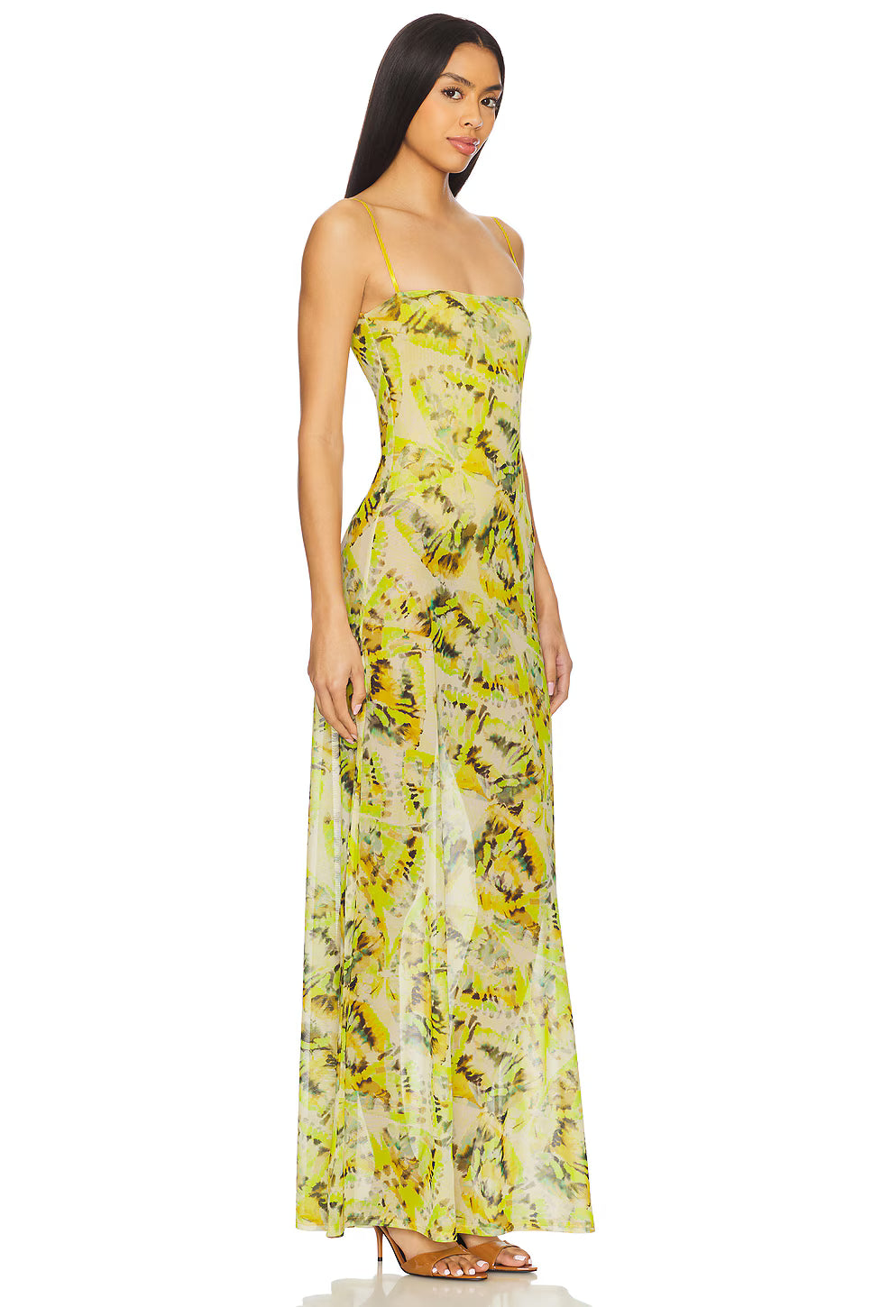 FWRD Shea Dress In Iime Wing