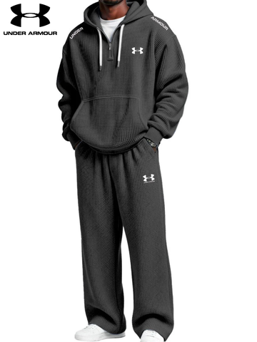 Waffle-Knit Performance Hoodie Jogger Set || Clearance Sale