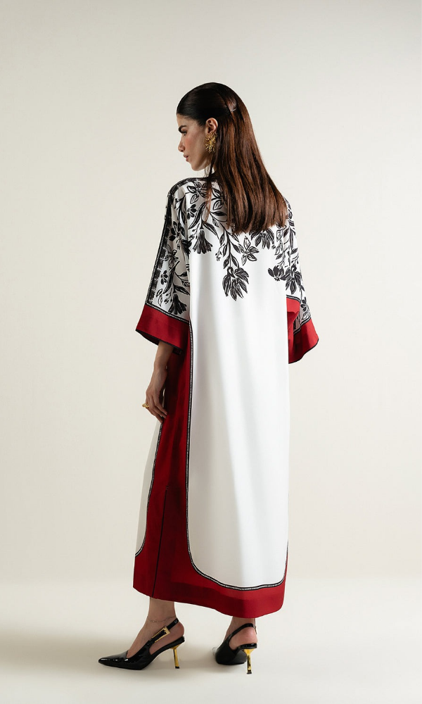 Lulusar - 3PC (Unstitched) Printed Shamoz Silk Suit - LS035