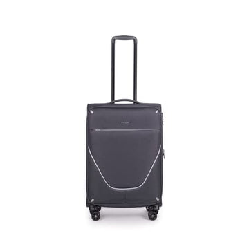 Stratic Strong Koffer Weichschale Reisekoffer Trolley Rollkoffer Handgepäck, TSA Kofferschloss, 4 Rollen, Erweiterbar, im Sale