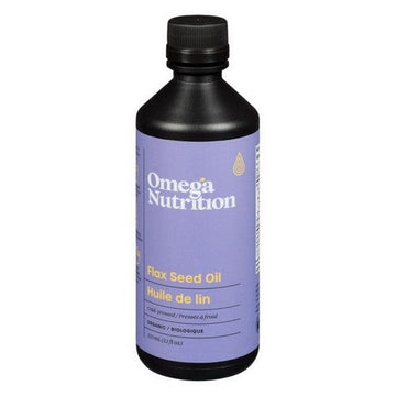 Omega Nutrition, Organic Flax Oil, 355 Ml (Case Of 12)
