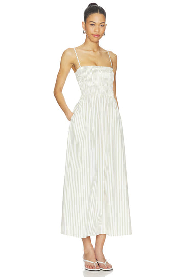 Bianca Shirred Bodice Dress