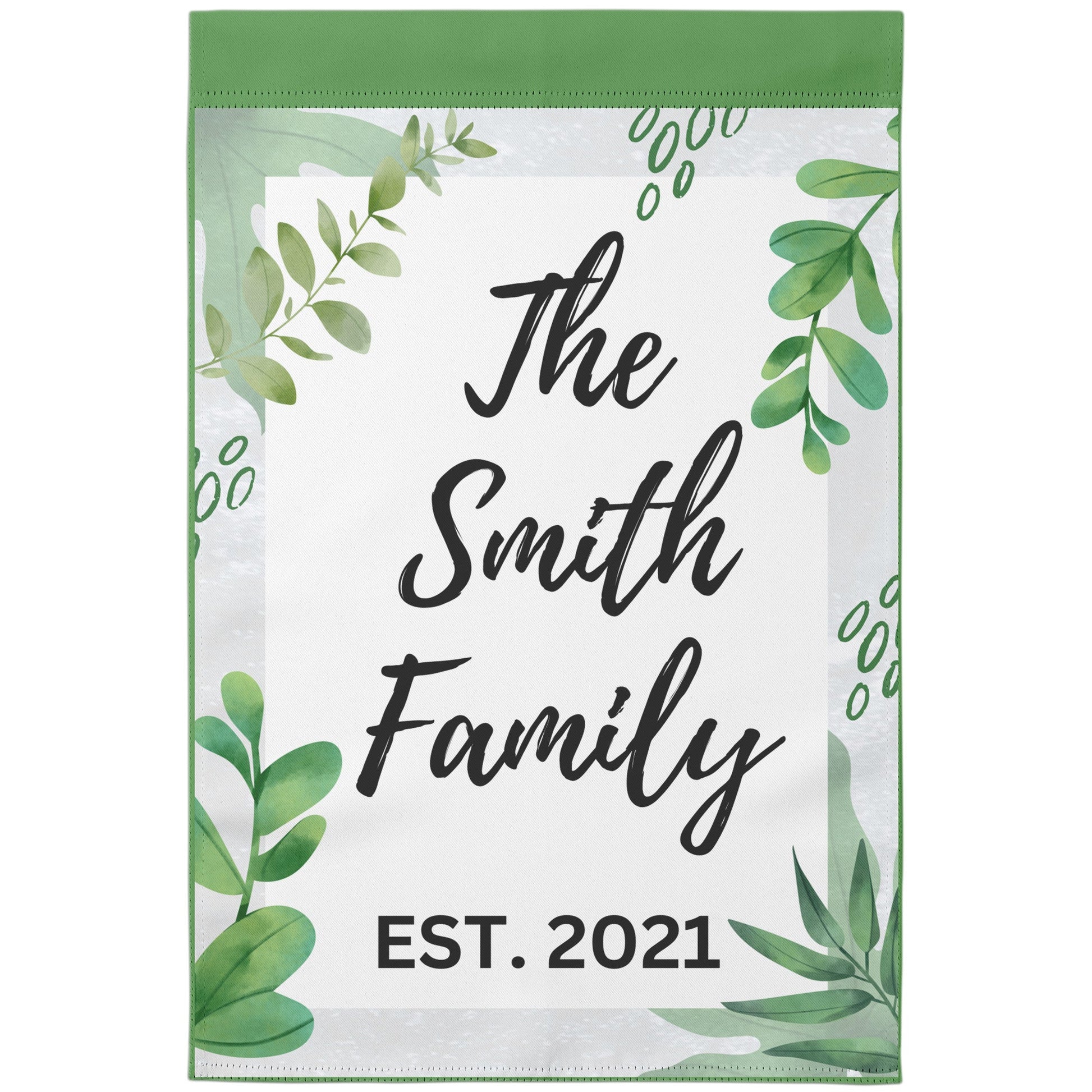 Customized With Your Family Name - Garden Flag