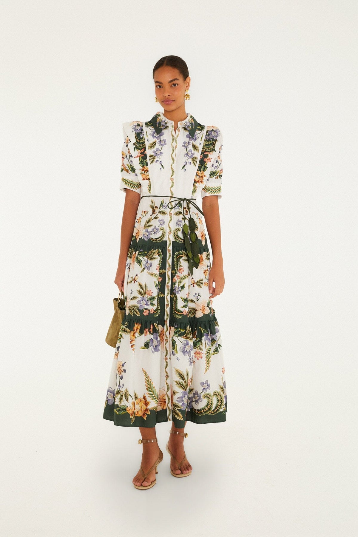 Sand Nature Short Sleeve Maxi Dress