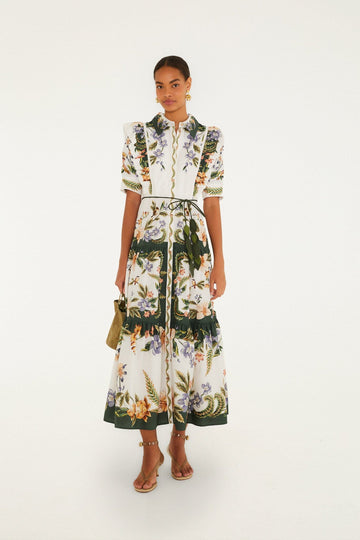 Sand Nature Short Sleeve Maxi Dress