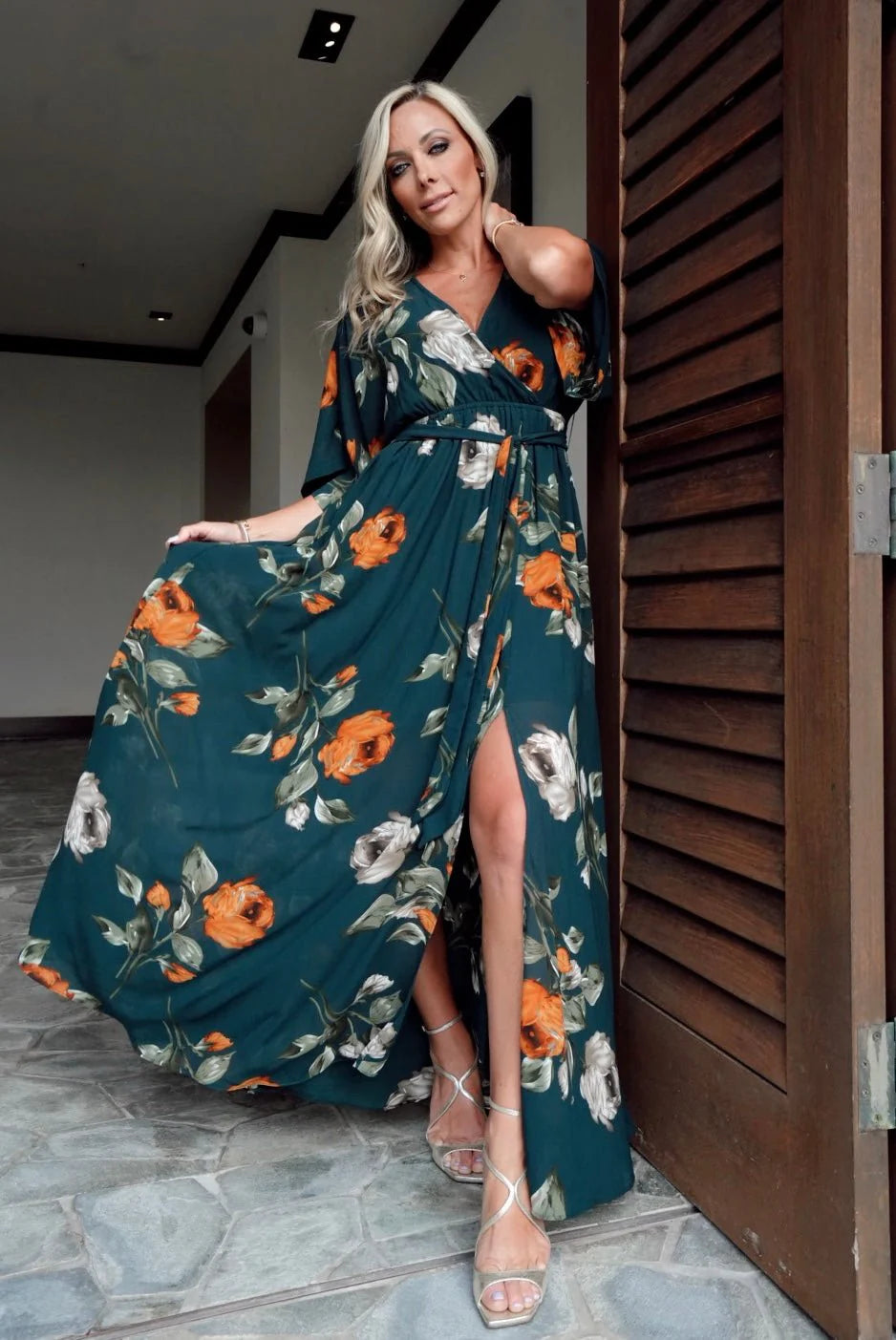 Kia Kimono Maxi Dress