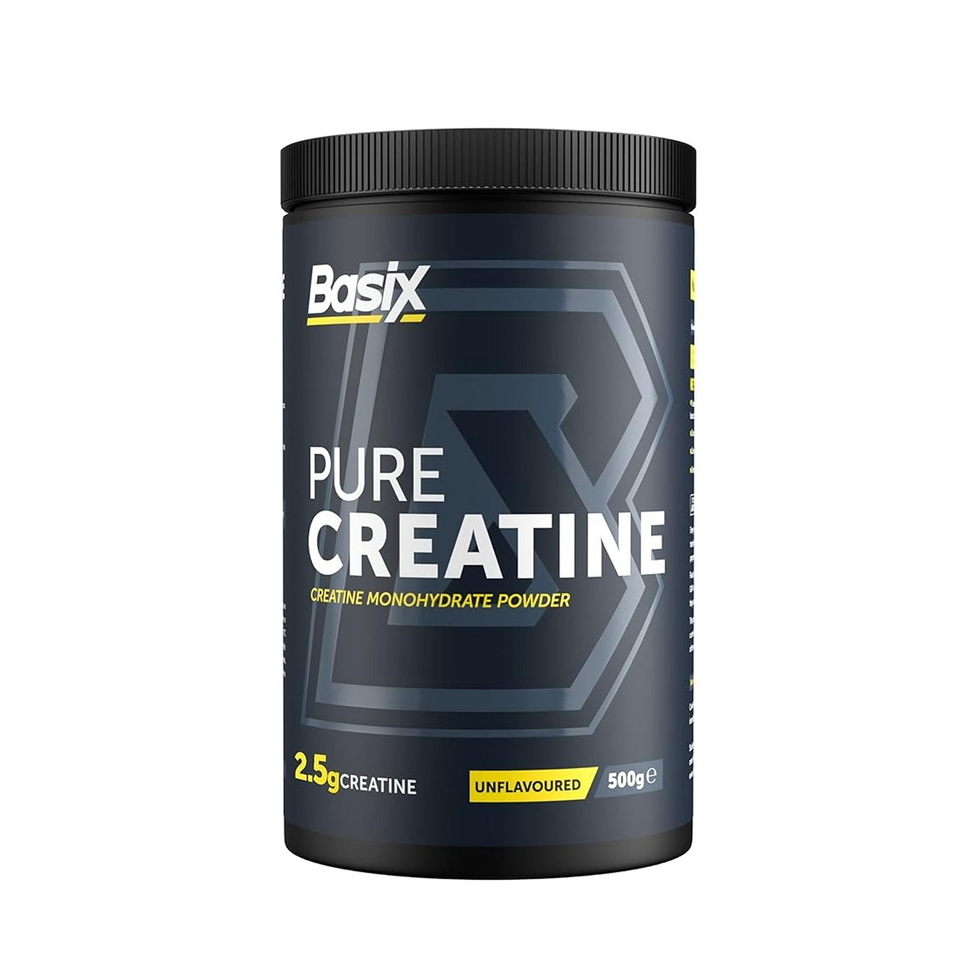 Basix Pure Creatine Monohydrate Powder – Unflavoured Sports Supplement 500g