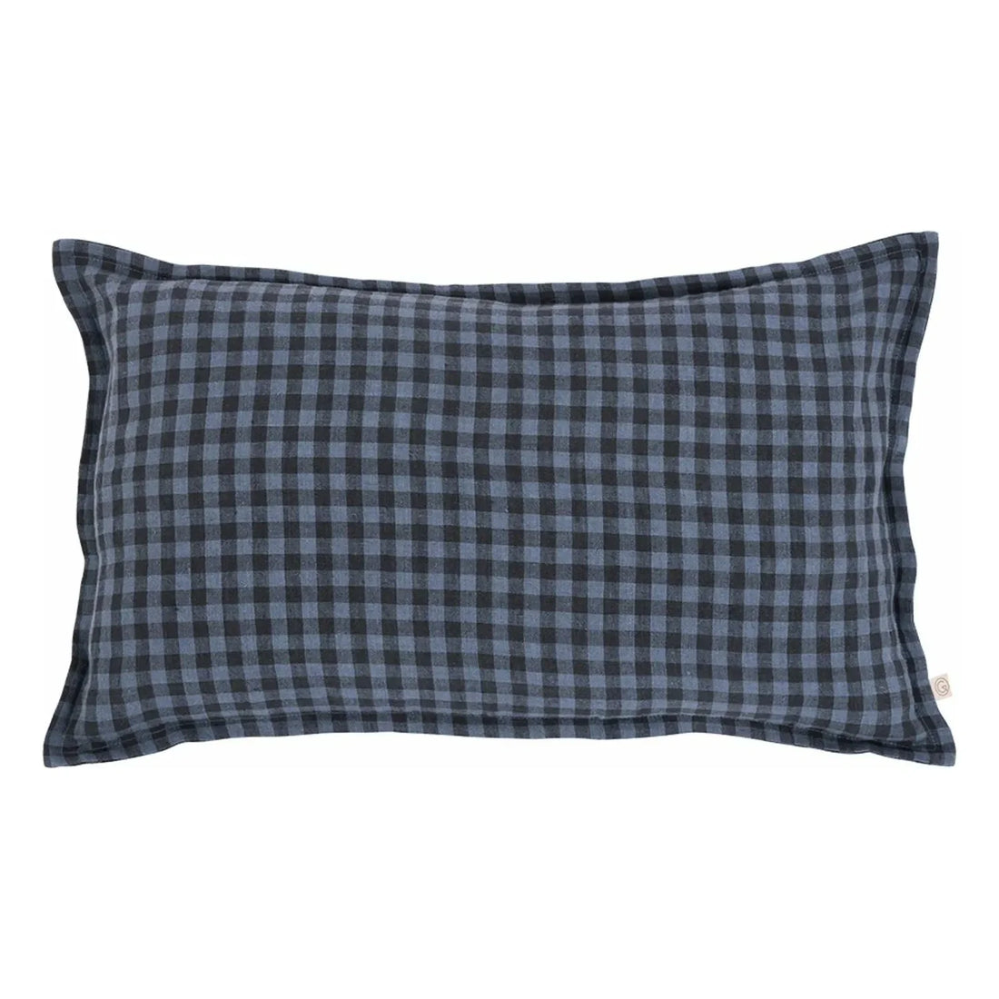 Gabrielle Paris - Taormina Washed Linen Pillowcase | Vichy Marine