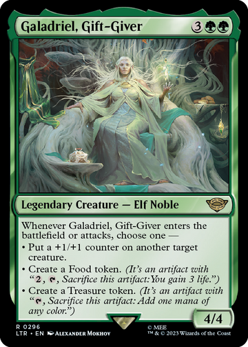 Rules Text: Token, Supertype: Legendary, Subtype: Elf, 28 cards