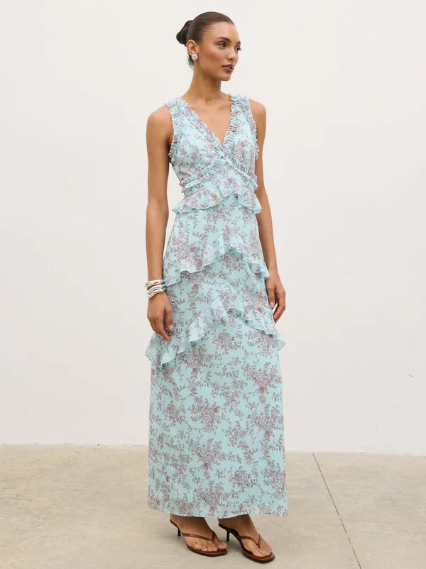 Aurelia Ruffle Maxi Dress