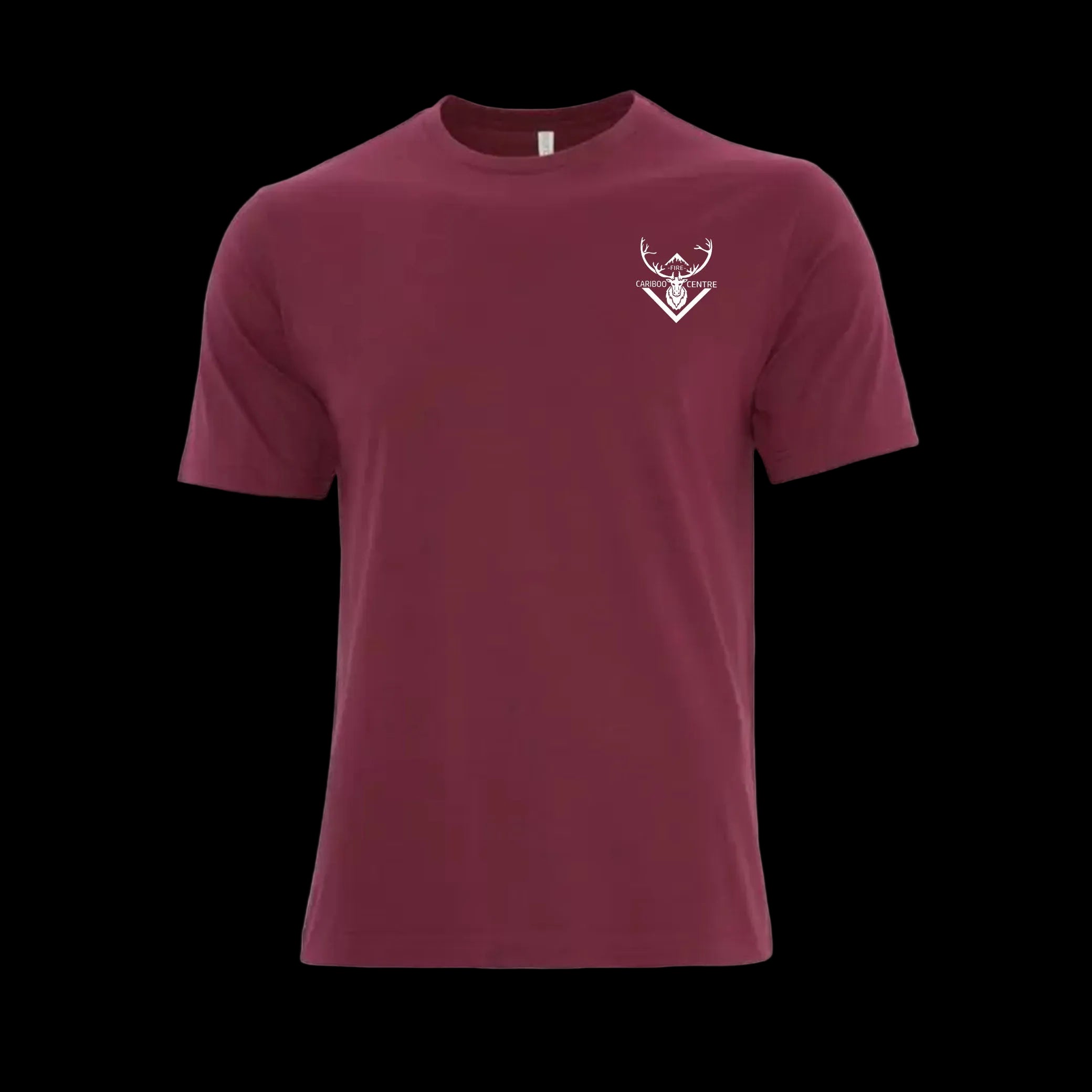 Cariboo Fire Centre T-Shirt - Adult Unisex - Cardinal Heather