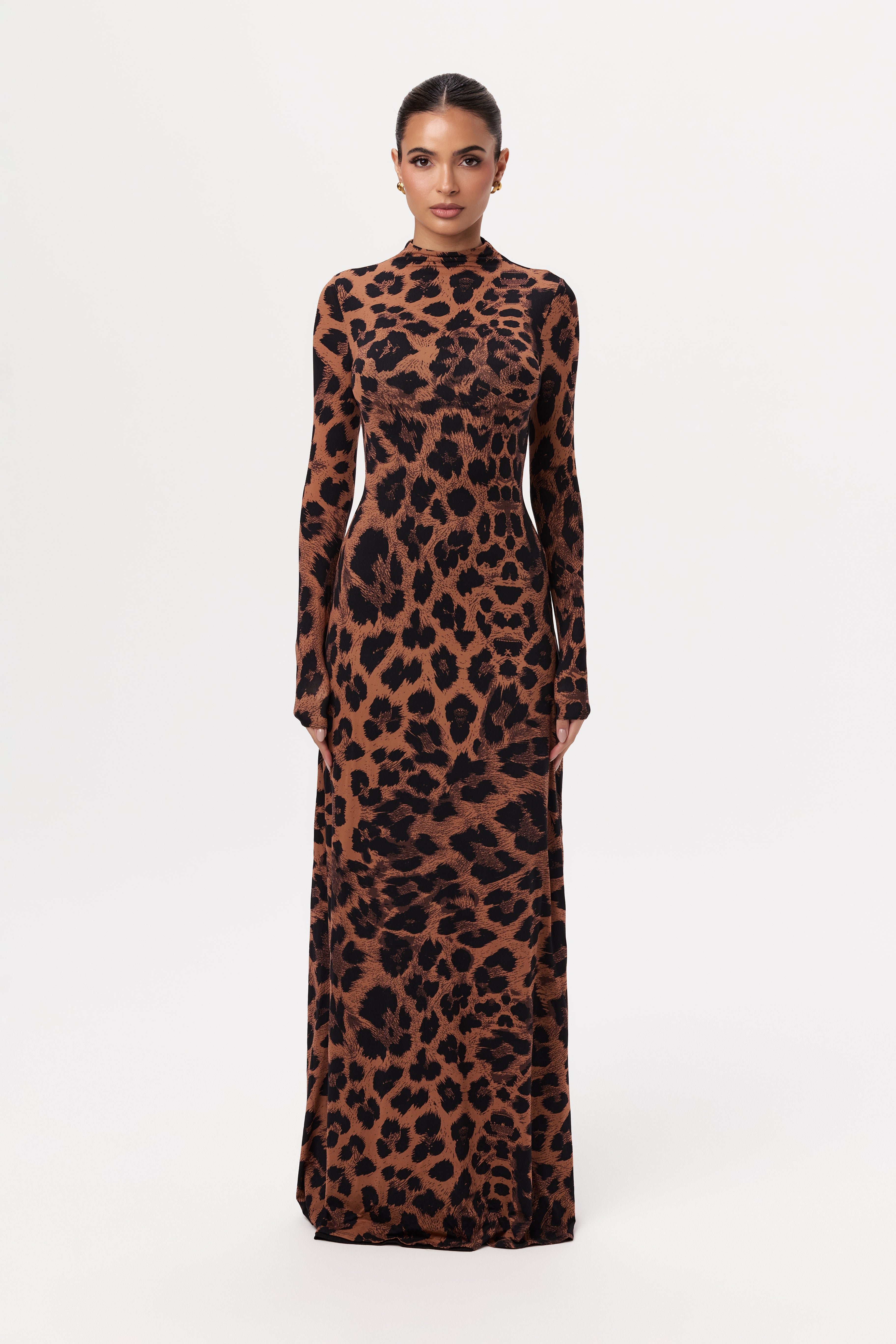 Naked Print Maxi Dress