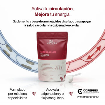 Suplemento para la Circulación DR MON 600g L-ARGININA y GLICINA