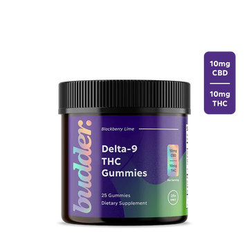 10mg Delta 9 THC Gummies (Blackberry Lime)