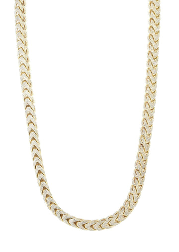 Iced Out Franco Chain | 64.79 Carats | 10 Mm Width | 32 Inch Length MEN'S CHAINS FROST NYC