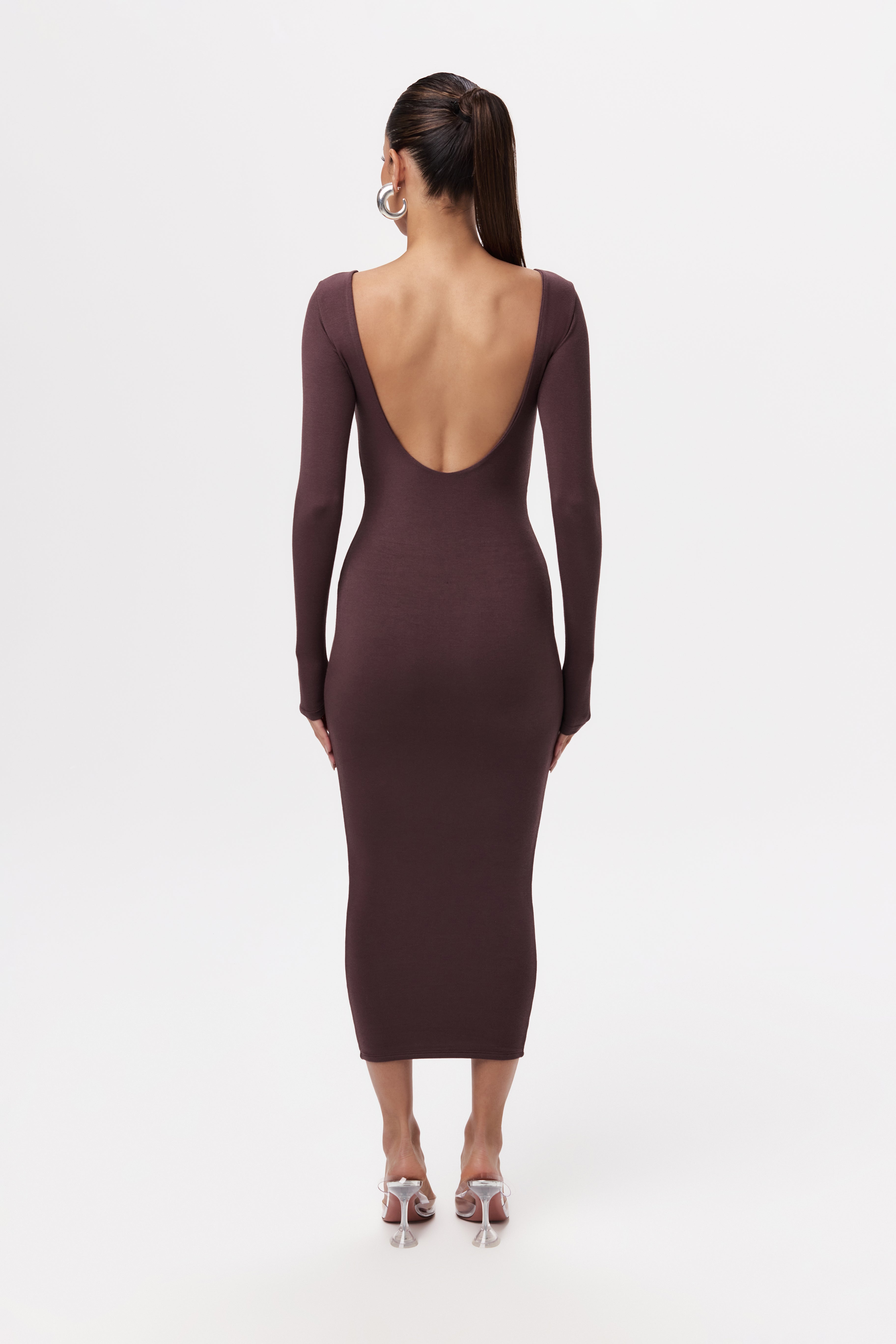 NW Open Back Midi Dress