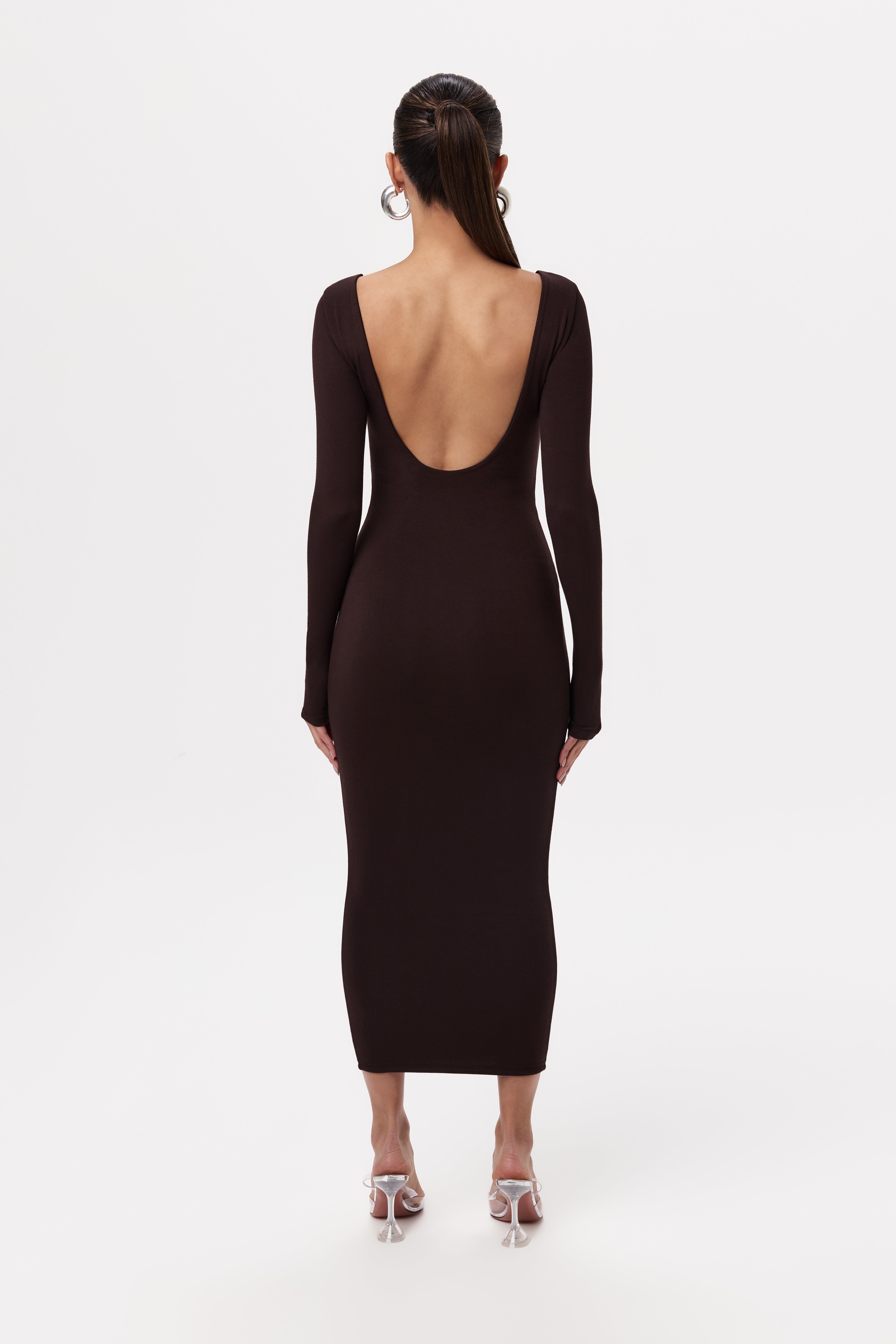 NW Open Back Midi Dress