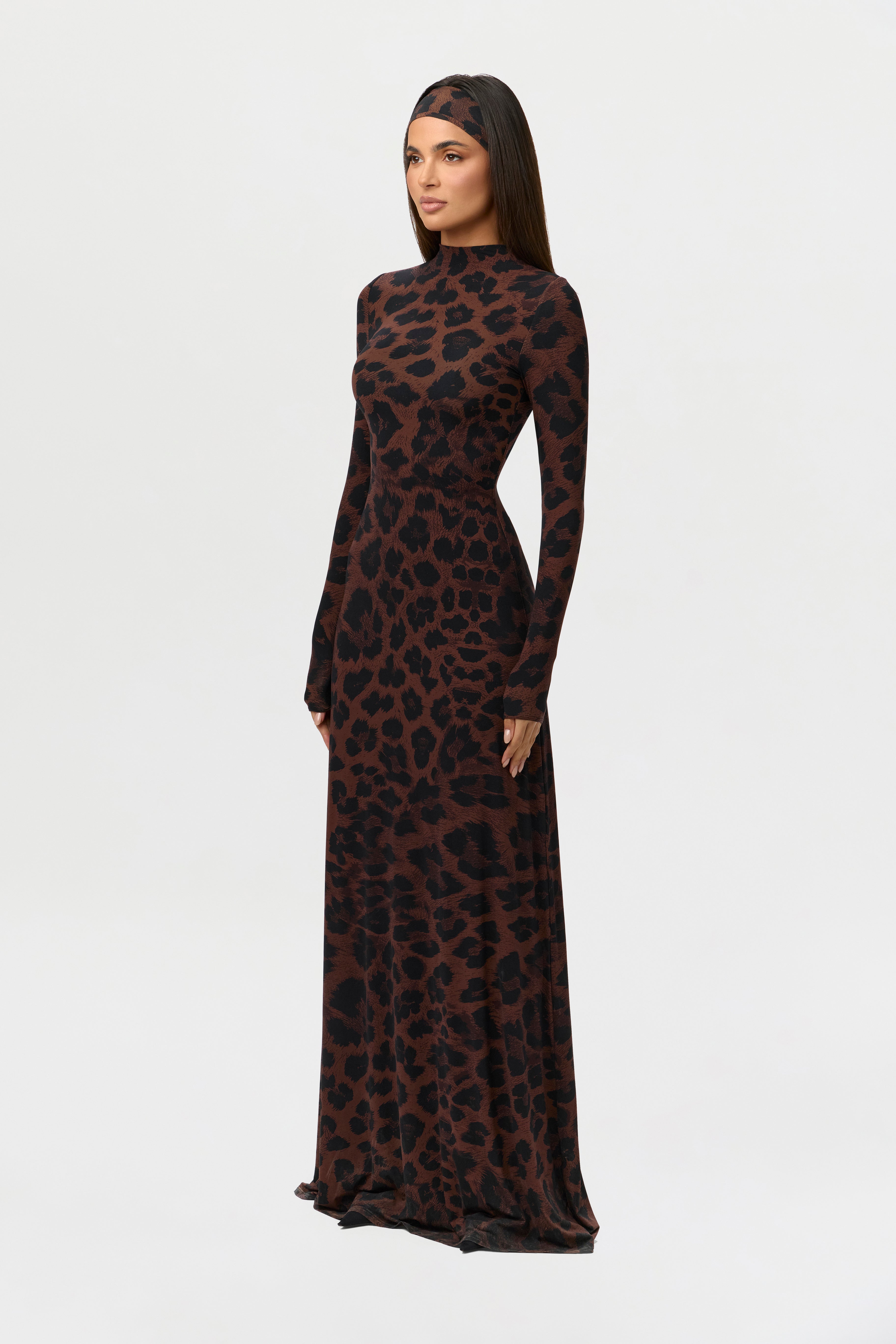 Naked Print Maxi Dress