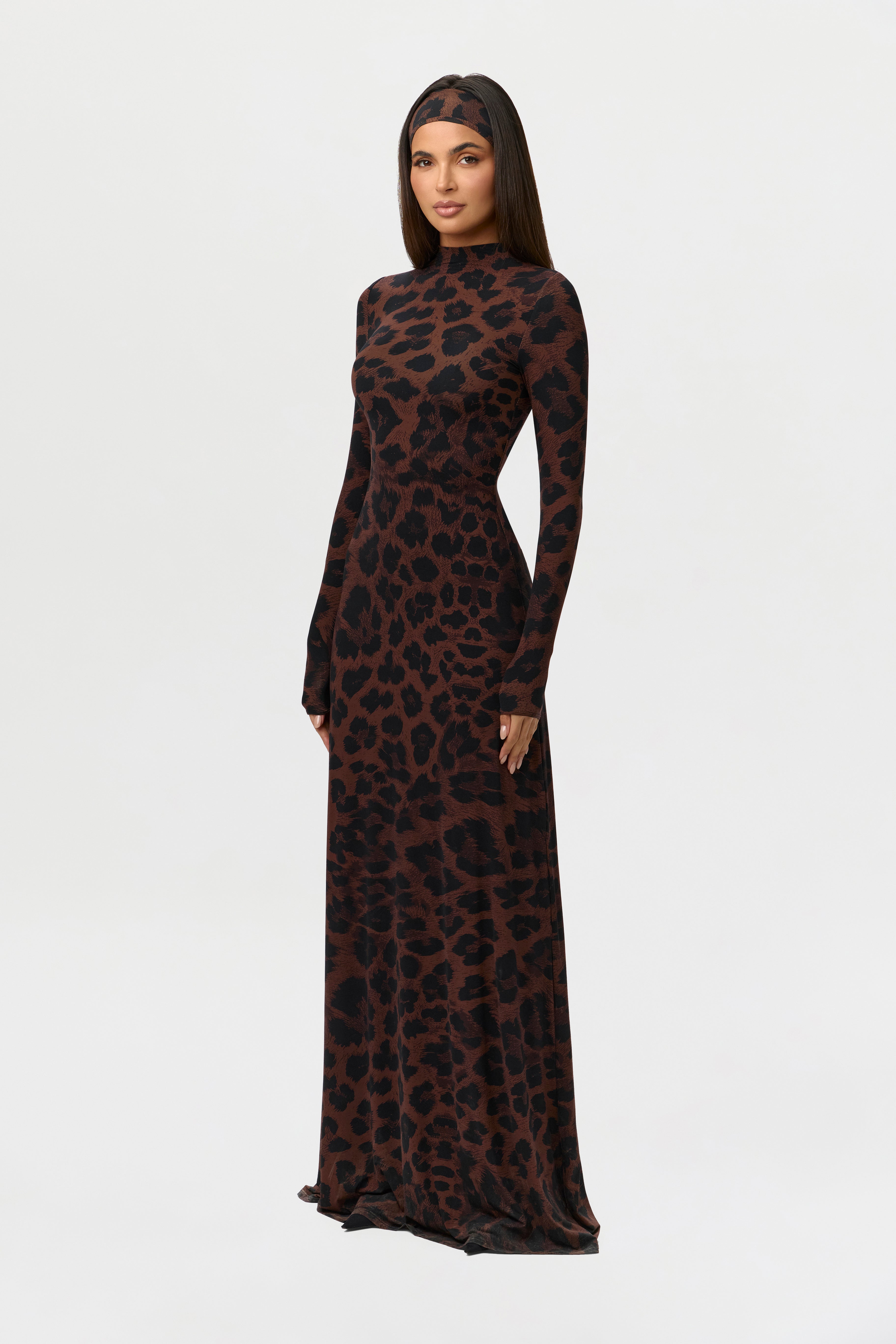 Naked Print Maxi Dress