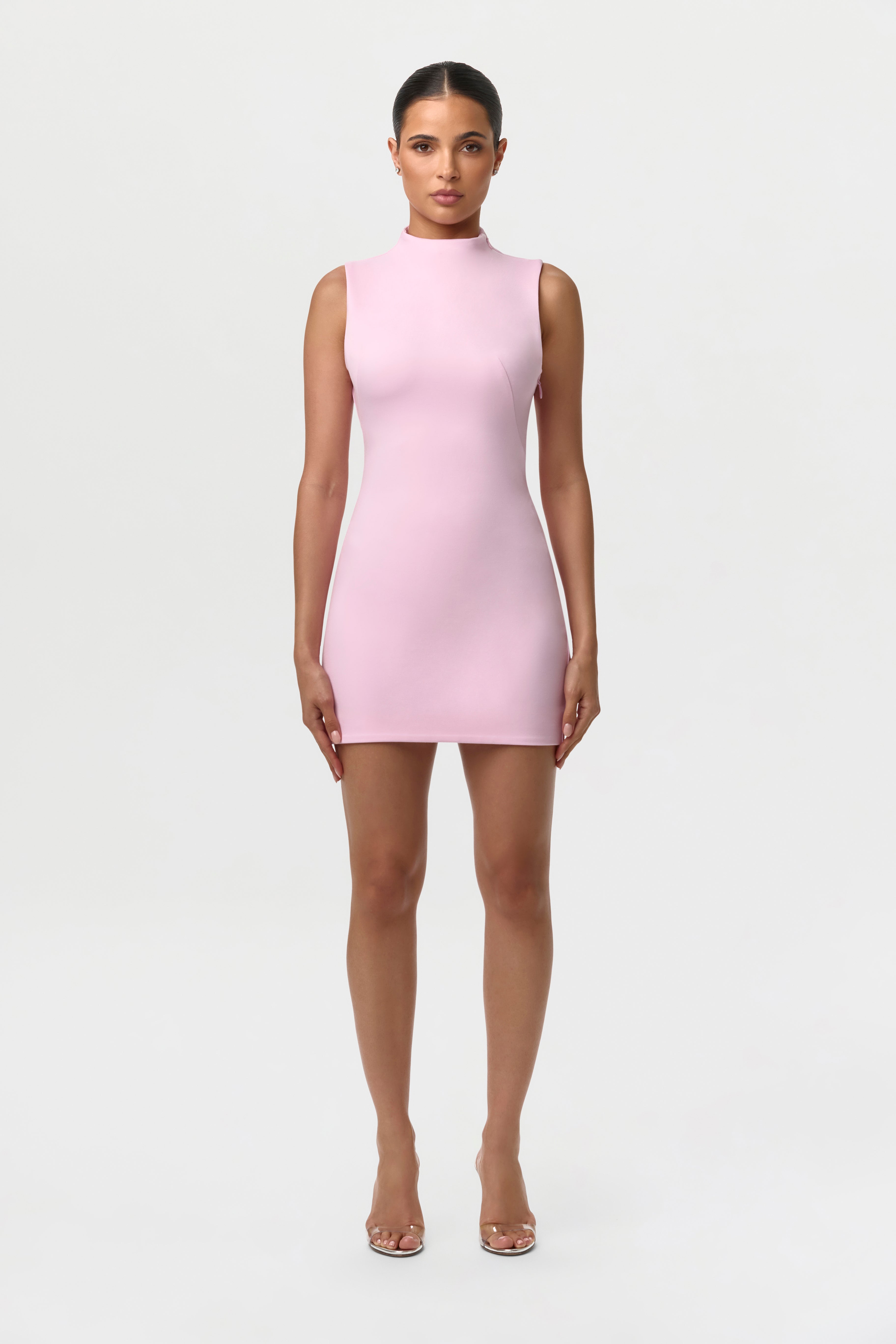 Ponte Cut Out Mini Dress