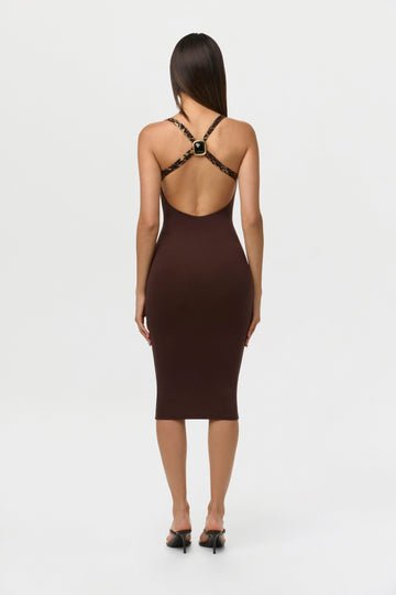 Naked Jewel Midi Dress