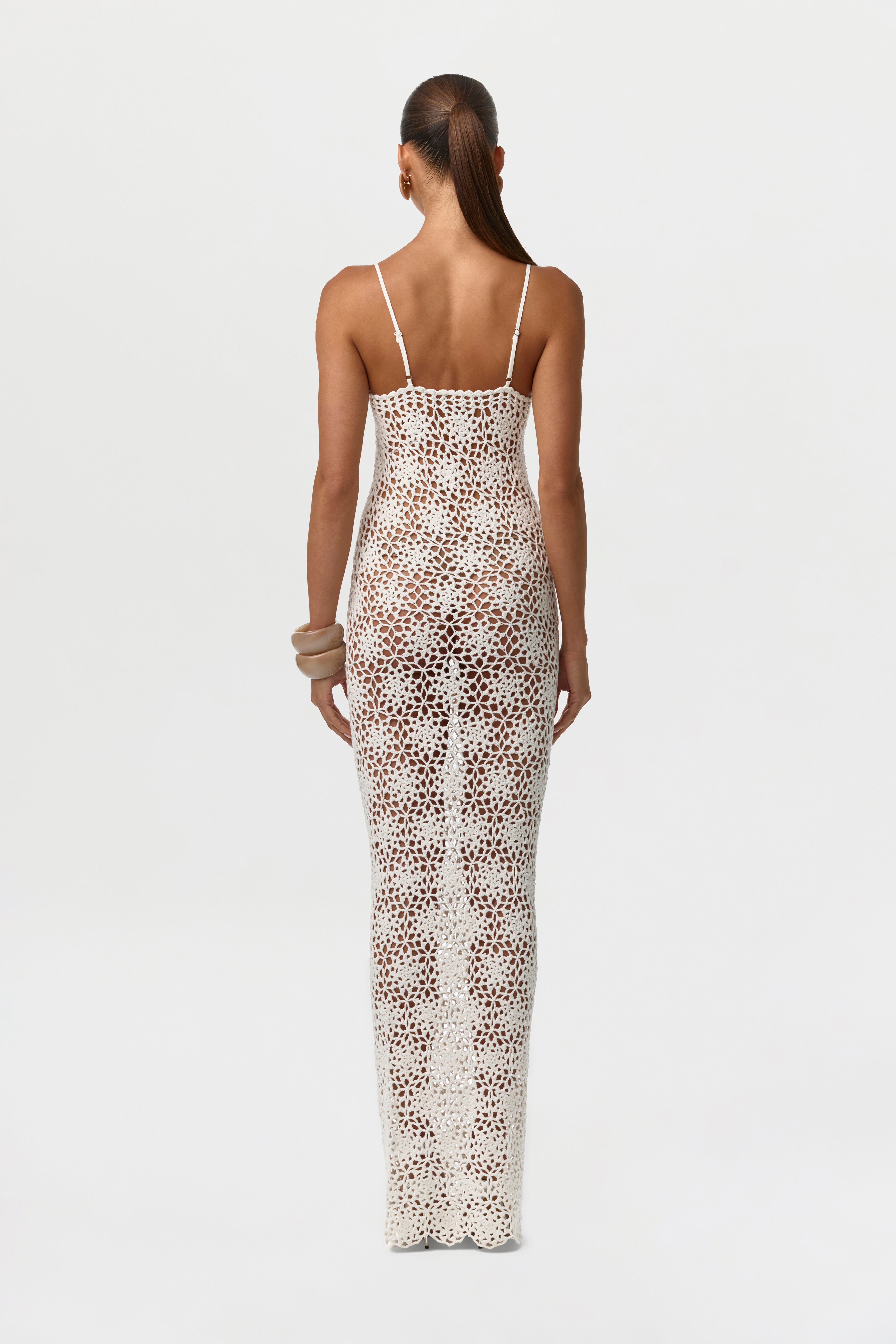 Knit Crochet Maxi Dress