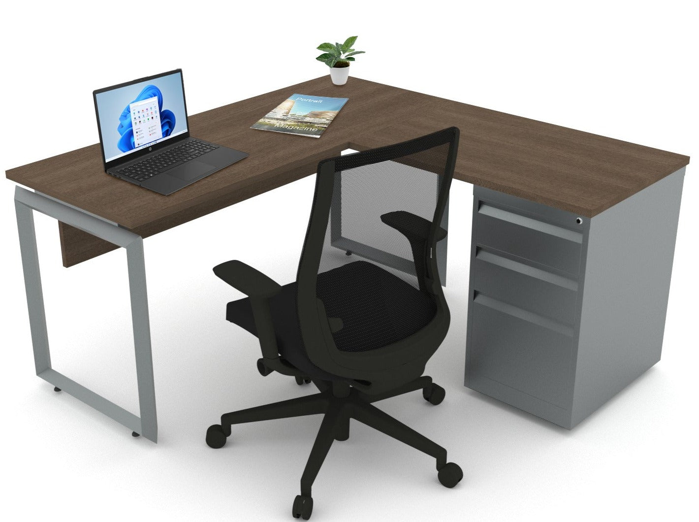 Writer Semi executive Prisma with Archivero
