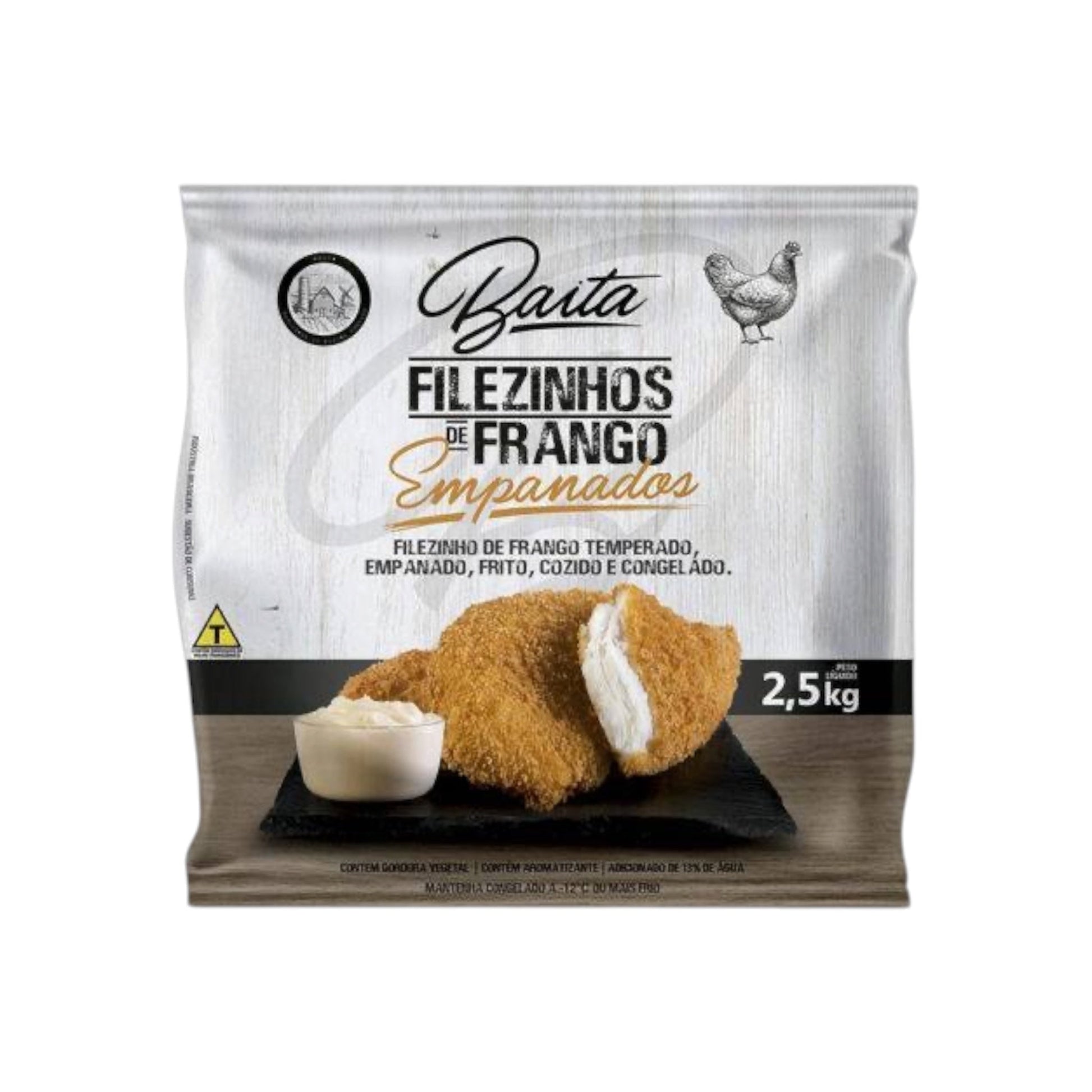 Filetillo De Pollo Empanizado Baita 2,5KG