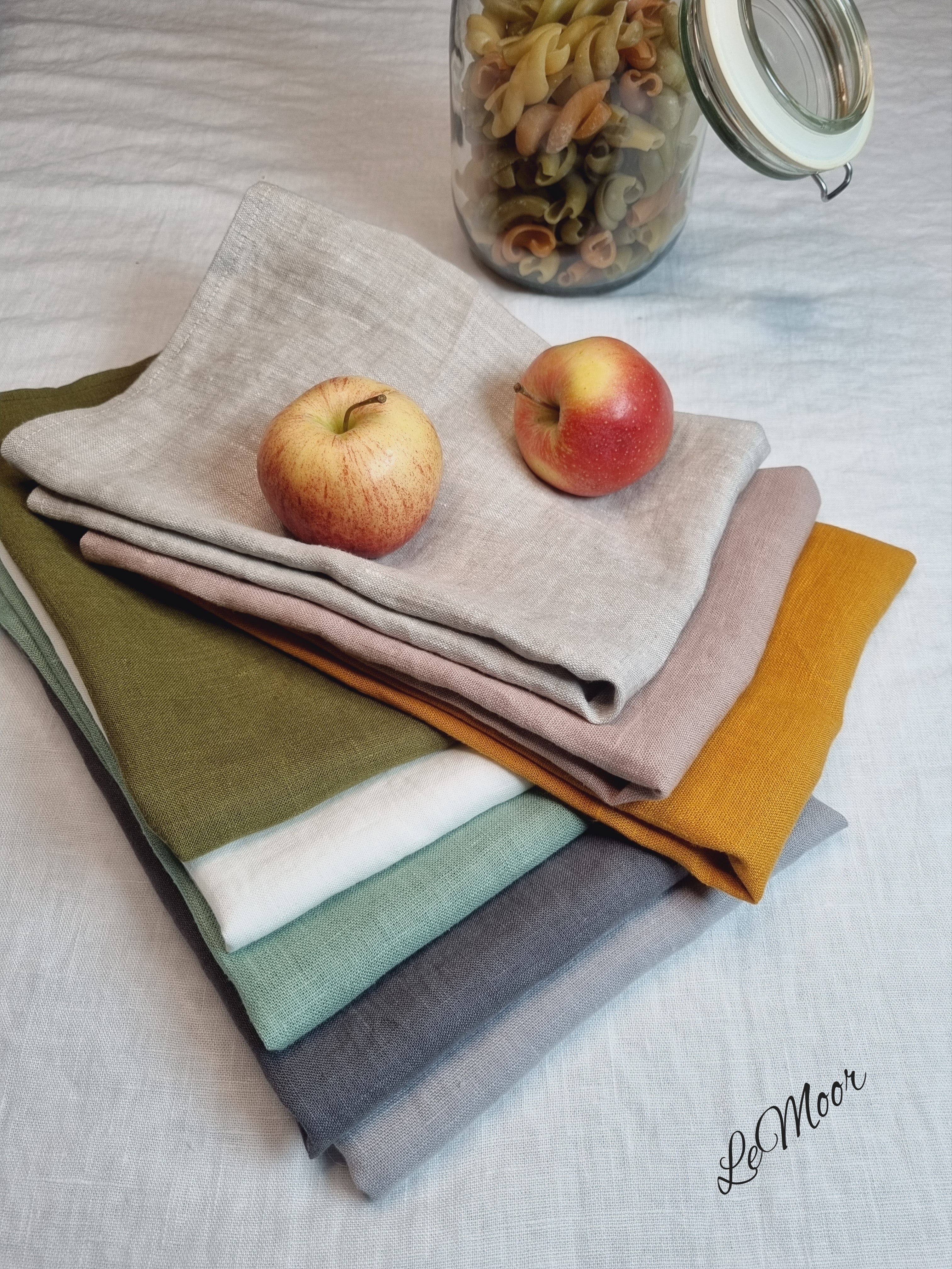 100% Natural Linen Tea Towels