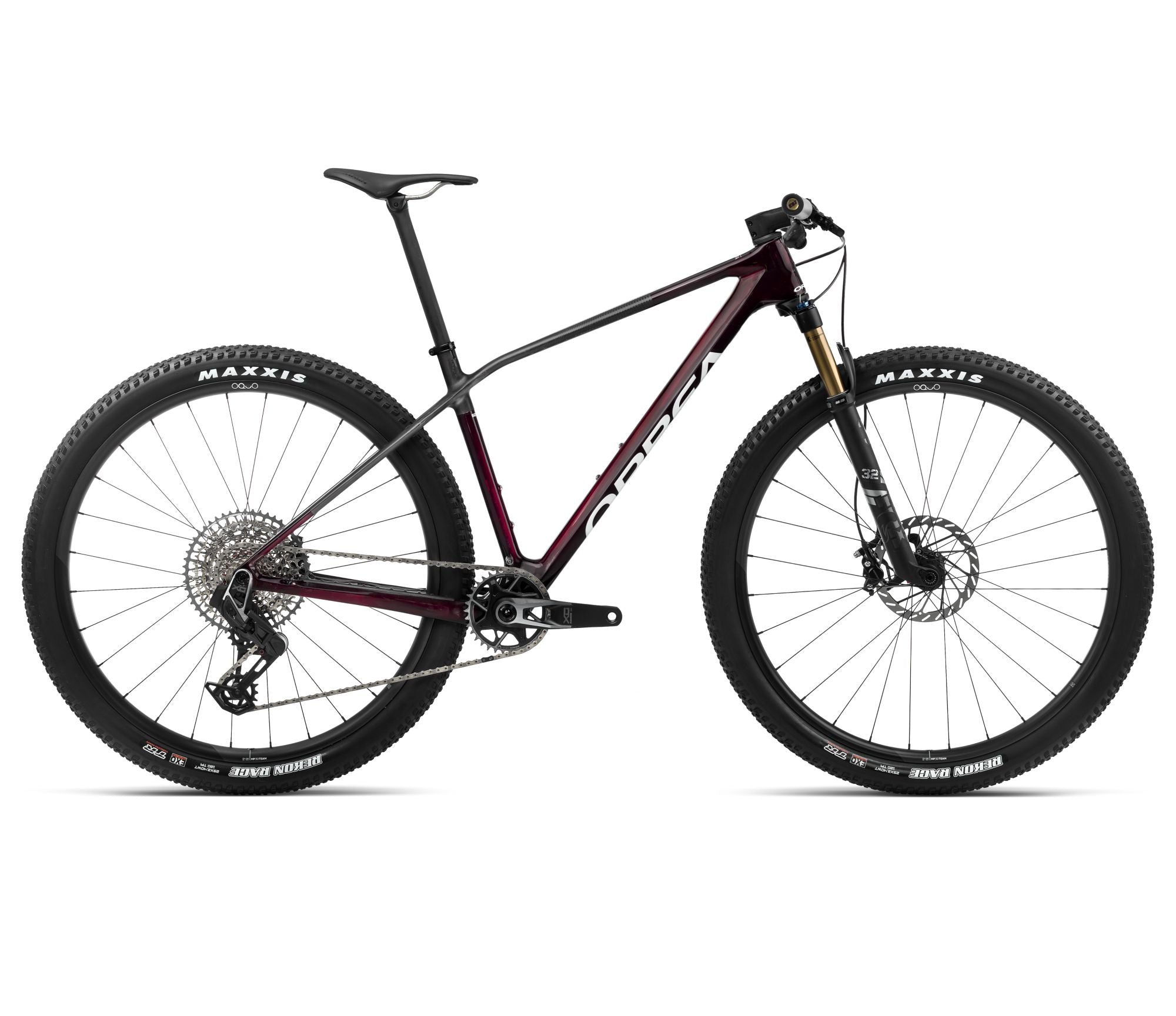 Hardtail MTB Orbea ALMA M PRO Red Wine Carbon View Gloss/Carbon Raw Matt