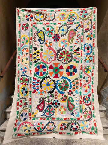Indian suzani bedspread 89