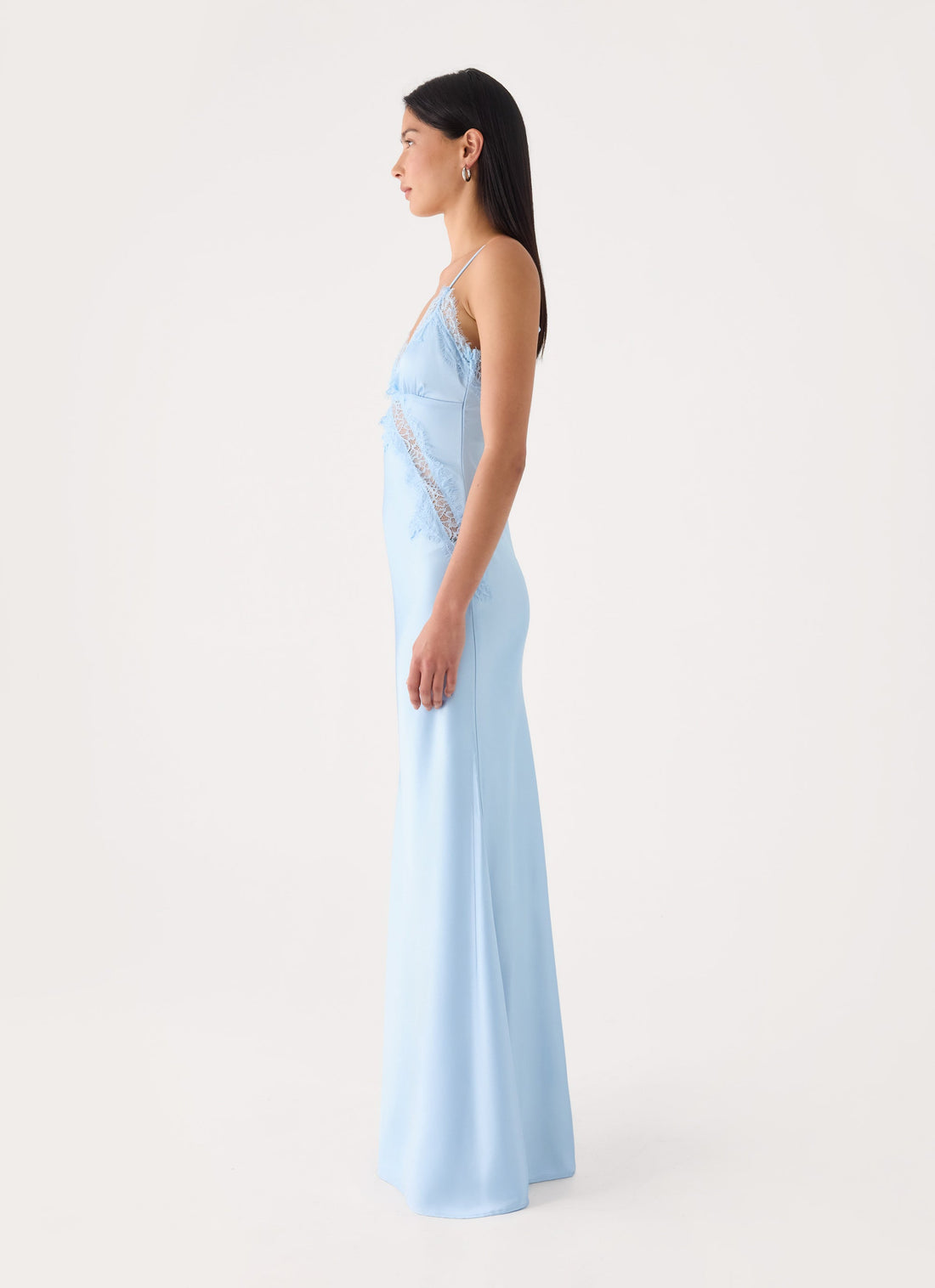 Winona Night Slip Dress - Blue