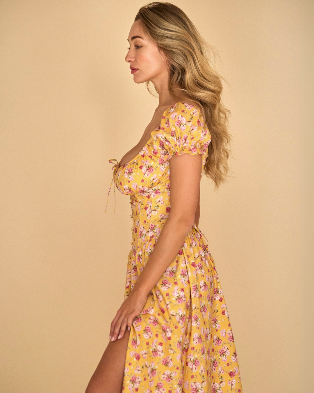 The Raw Milkmaid Dress