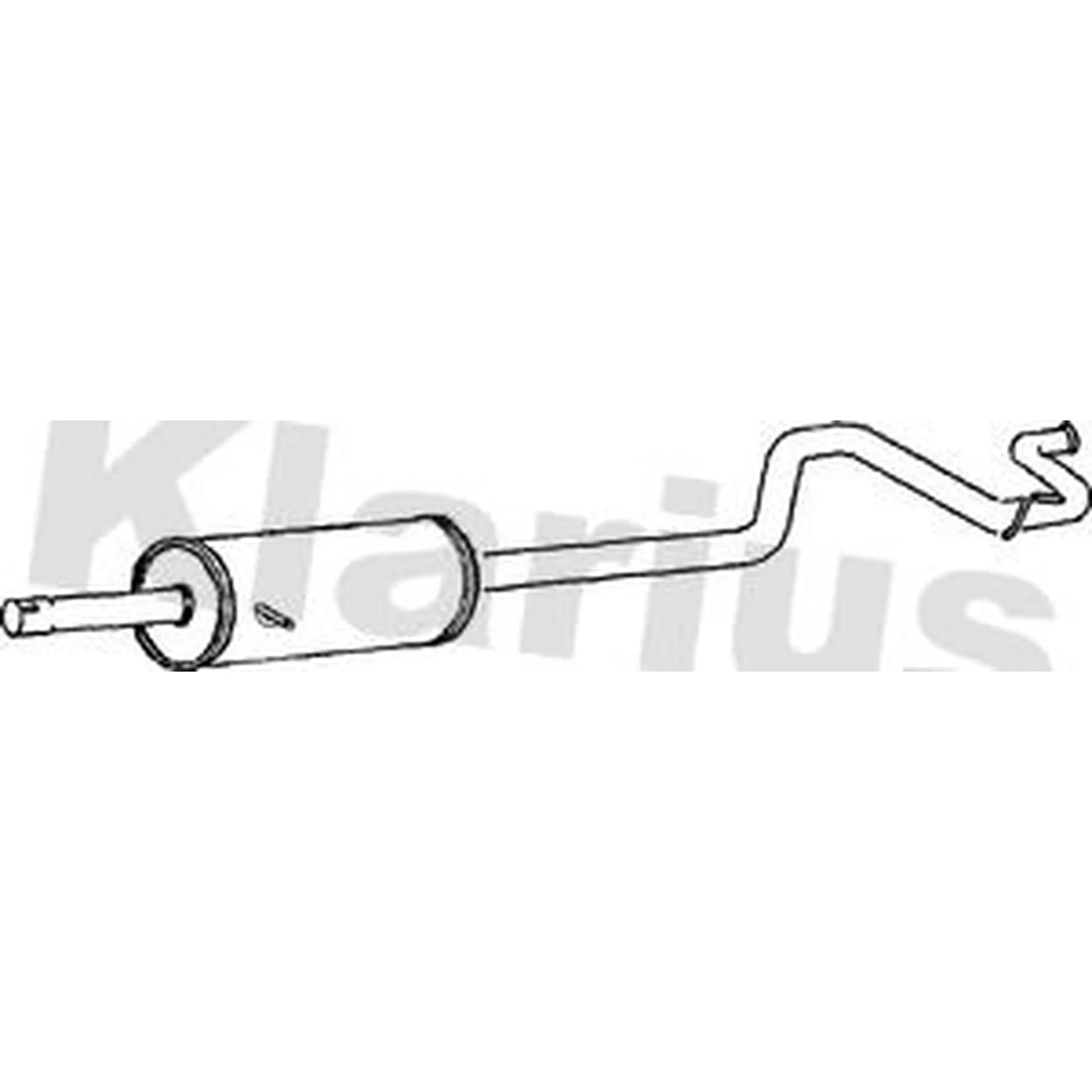Klarius Box With Tail Pipe Rear FE811Q
