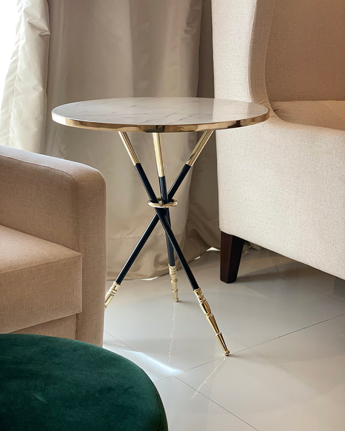 Brass Tripod Table