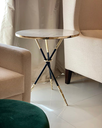 Brass Tripod Table