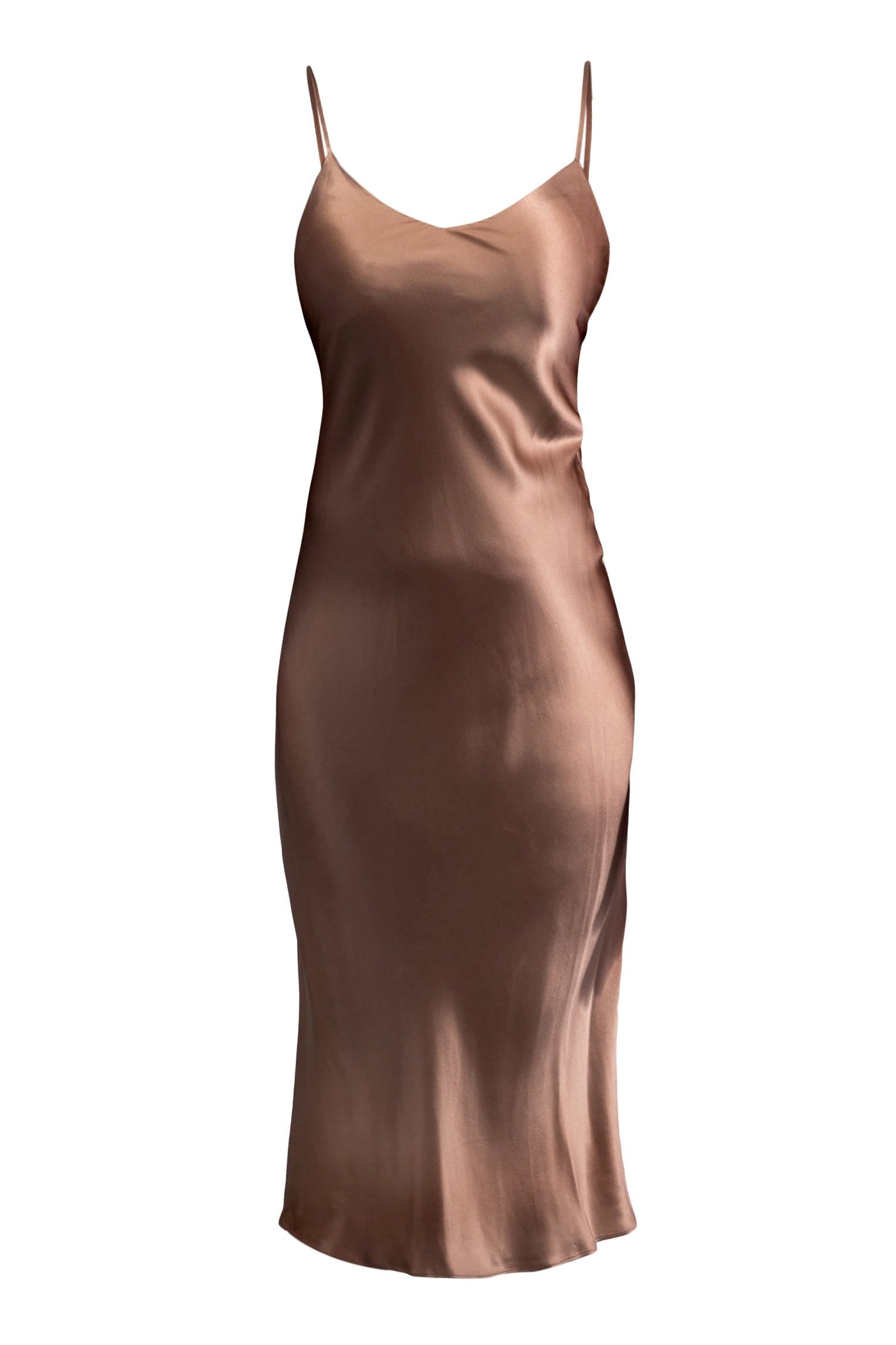 Slip Dress M / Sunset Rose The Sunday Silk Slip Dress (Adjustable Straps and Built In Bra) lunya morgan lane