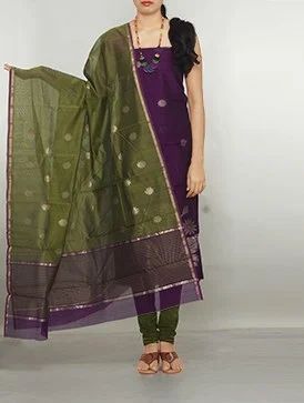 Pure Handloom Uppada Silk Cotton Pattu Salwar Suit at best price in  Hyderabad