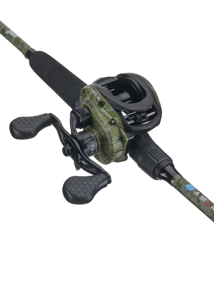 Lew's American Hero Camo Baitcast Combo
