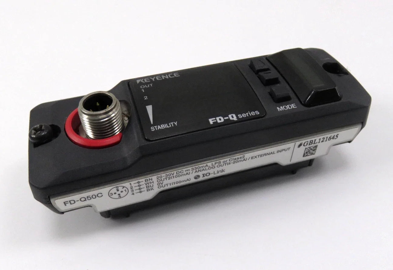 Keyence FD-Q50C Clamp-On Flow Sensor 40A 50A Ultrasonic Liquid Flow Meter